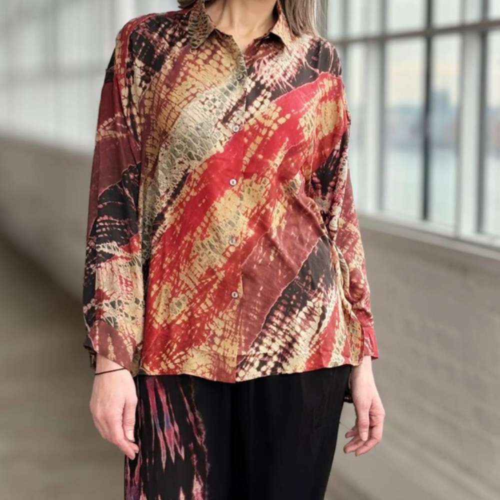 Raag Tie Dye Button Up Shirt